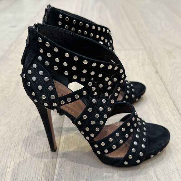 Alaia studded suede heels - Picture 2 of 7